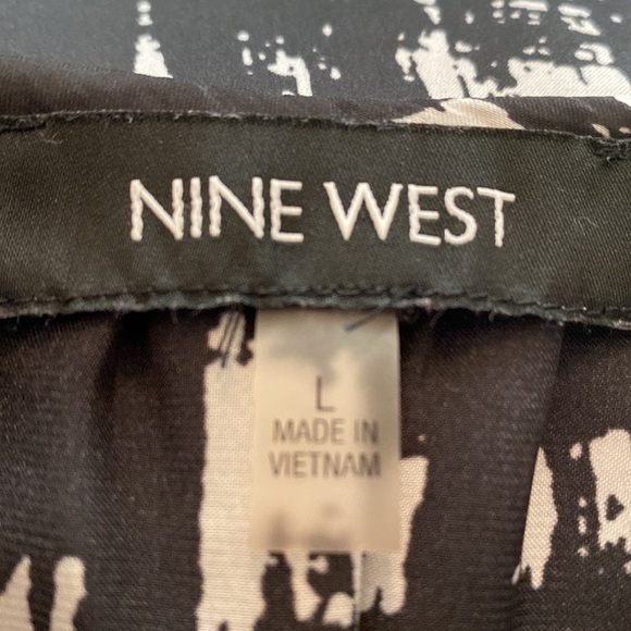 Nine West Black Sleeveless Blouse Size L - Picture 8 of 11